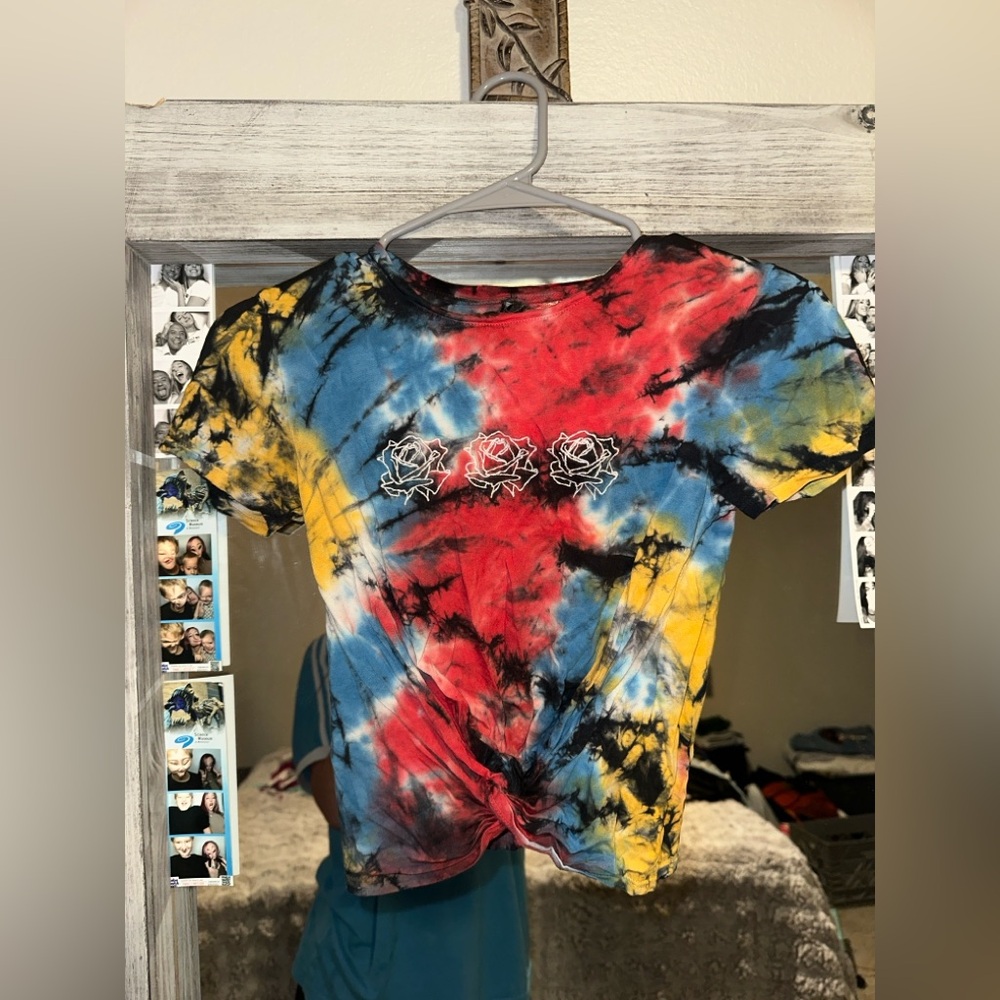 Empyre Red and Blue Tie-Dye Tee